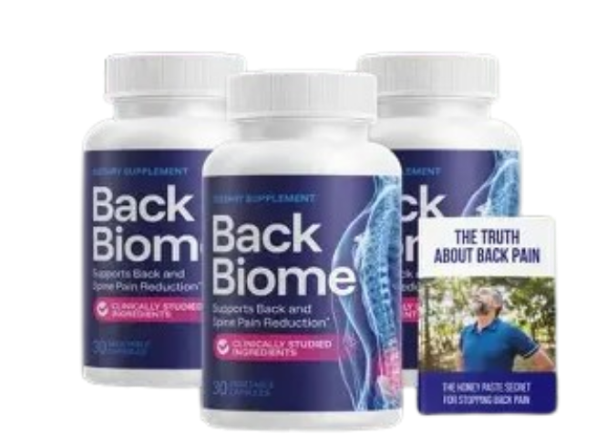 BackBiome 3 bottles bundle package